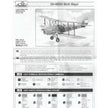 Biplane de Havilland DH.60GIII Moth Major Scale 1:72 Amodel AMO72283 Plastic Model Kit