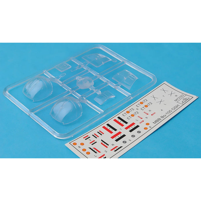 Helicopter MBB Bo-105 GSH Scale 1:72 Amodel AMO72322 Plastic Helicopter Model Kit