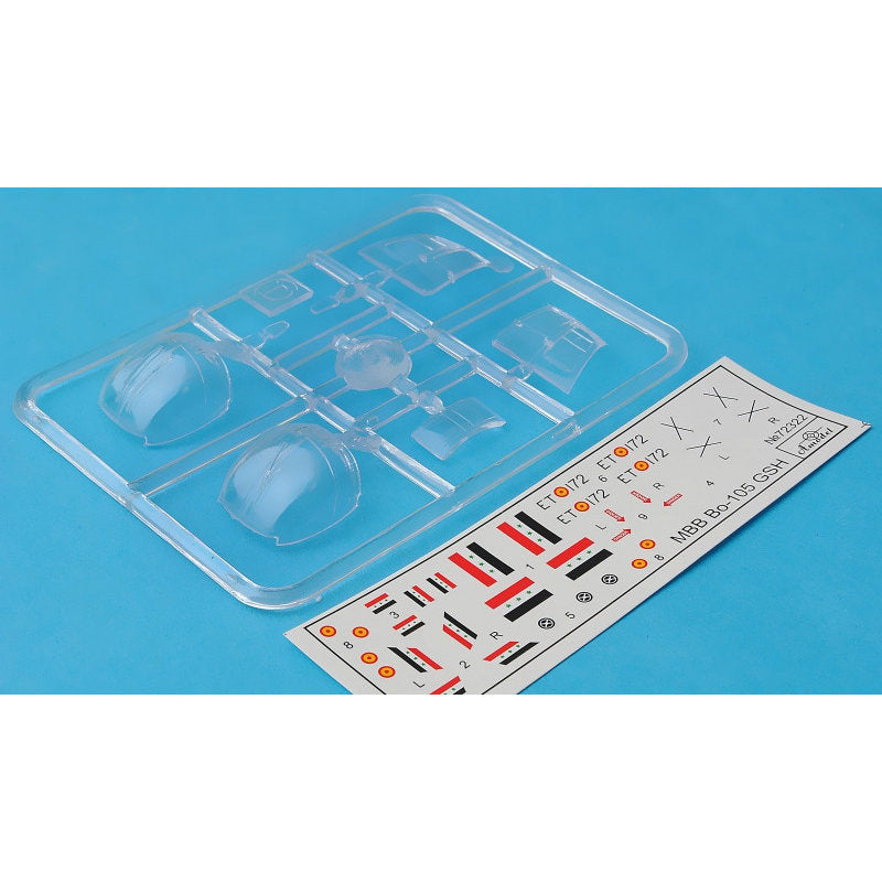 Helicopter MBB Bo-105 GSH Scale 1:72 Amodel AMO72322 Plastic Helicopter Model Kit