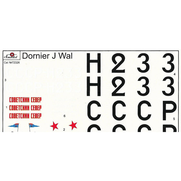 Dornier J Wal, Polar aviation Scale 1:72 Amodel AMO72326 Plastic Airplane Model Kit