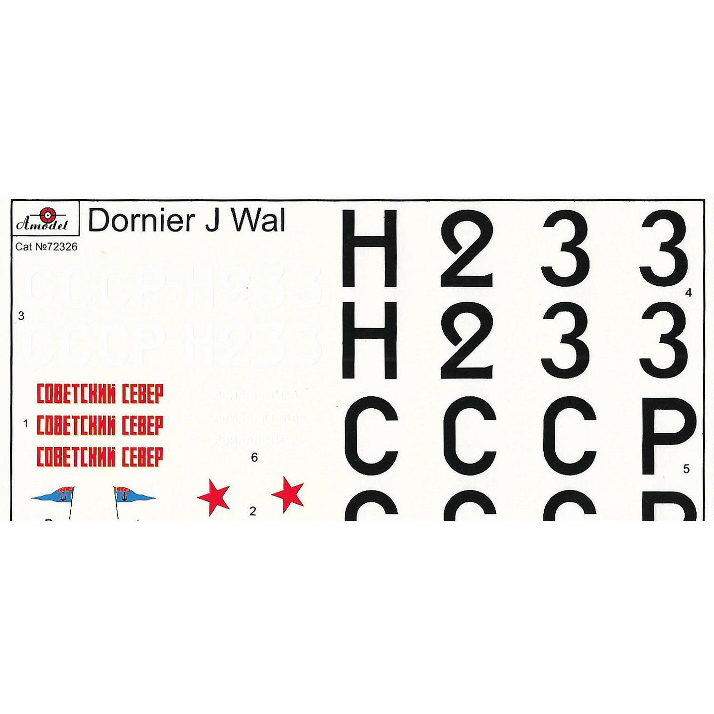 Dornier J Wal, Polar aviation Scale 1:72 Amodel AMO72326 Plastic Airplane Model Kit