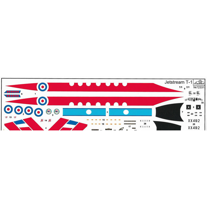 Jetstream T1 "Handley Page" Scale 1:72 Amodel AMO72331 Plastic Airplane Model Kit