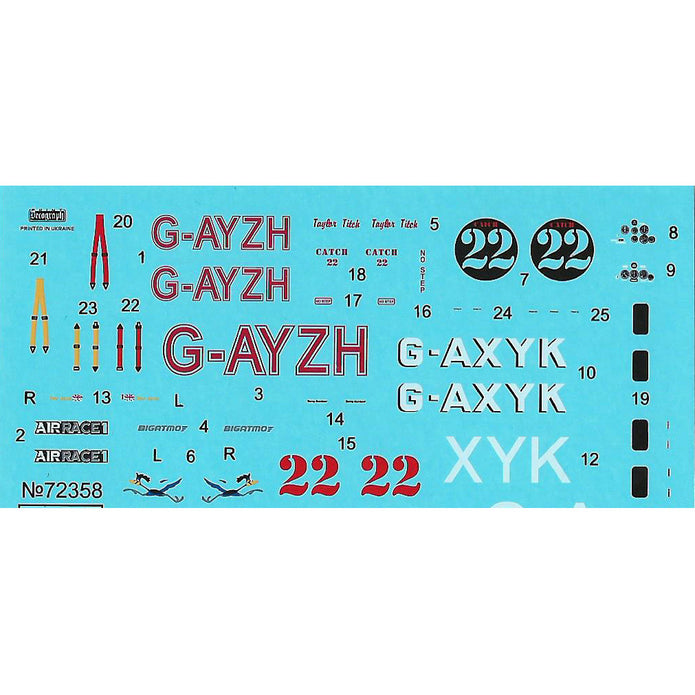 Taylor JT-1 monoplane & Taylor JT-2 titch Scale 1:72 Amodel AMO72358 Plastic Airplane Model Kit
