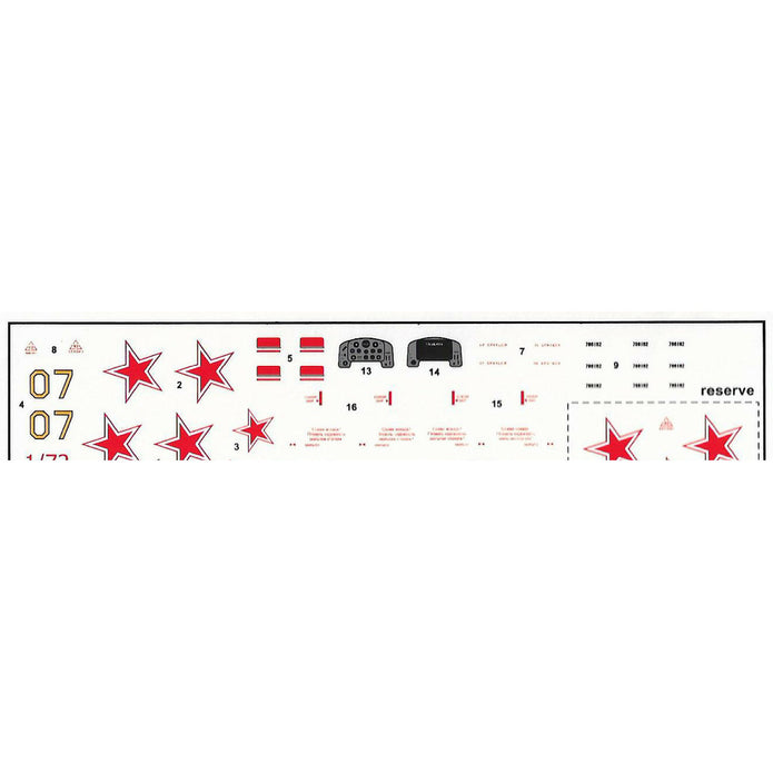 Yak-54 Scale 1:72 Amodel AMO7292 Plastic Airplane Model Kit