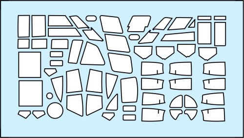 Painting Masks for model Bristol Blenheim (for Airfix) Scale 1:48 DAN Models MS480003
