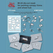 Painting Masks for helicopter Mi-24 V/VP/P Mi-35 (for Zvezda 7293,7276,7315) Scale 1:72 DAN Models MS 720002