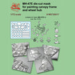Painting Masks for model MH-47E (for Italeri) Scale 1:72 DAN Models MS720017