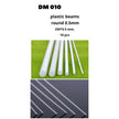 Plastic Beams 250x0.5 mm. 10 pcs Scale  DAN Models DM 010