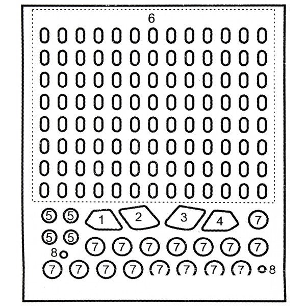 Painting Masks for model aircraft 