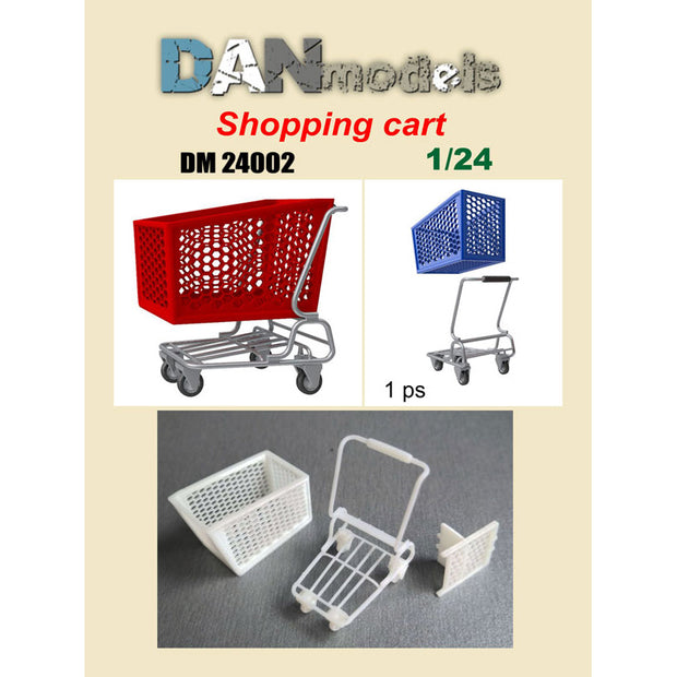 Material for dioramas. Shopping cart. Set 1 pc. Resin. 3D printing Scale 1:24 DAN Models DM 24002