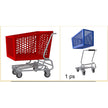 Material for dioramas. Shopping cart. Set 1 pc. Resin. 3D printing Scale 1:24 DAN Models DM 24002