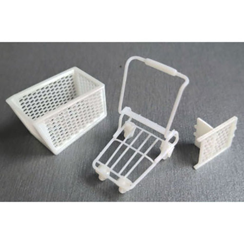 Material for dioramas. Shopping cart. Set 1 pc. Resin. 3D printing Scale 1:24 DAN Models DM 24002