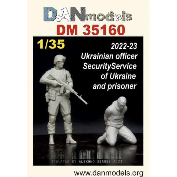 2023 Ukraine. War with Mordor. Ukrainian SBU officer and captured orc. set No. 11 - 2 figures (resin) Scale 1:35 DAN Models DM 35160