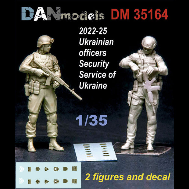 2023 Ukraine. War with Mordor. Ukrainian officers of the SSO, SBU. set №15 - 2 figures (resin) Scale 1:35 DAN Models DM 35164