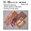 Material for dioramas - tapestries. Drawing on fabric Scale 1:35 DAN Models DM 35239