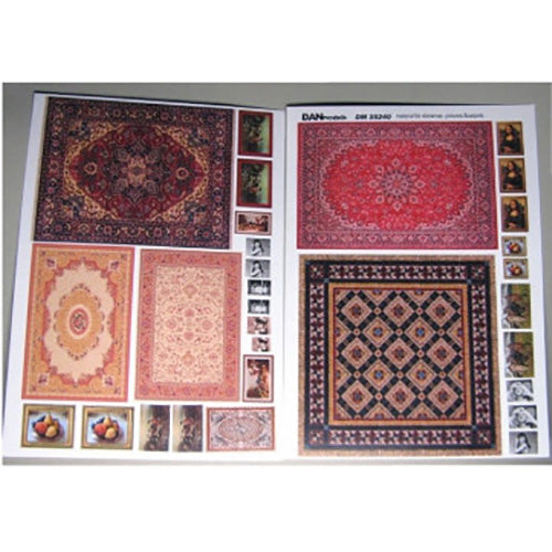 Material for dioramas - carpets. Paintings. (on cardboard) part 1 Scale 1:35 DAN Models DM 35240