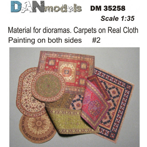Material for dioramas - carpets. Drawing on fabric. #2 Scale 1:35 DAN Models DM 35258