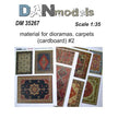 Material for dioramas - carpets. (on cardboard) part 2 Scale 1:35 DAN Models DM 35267