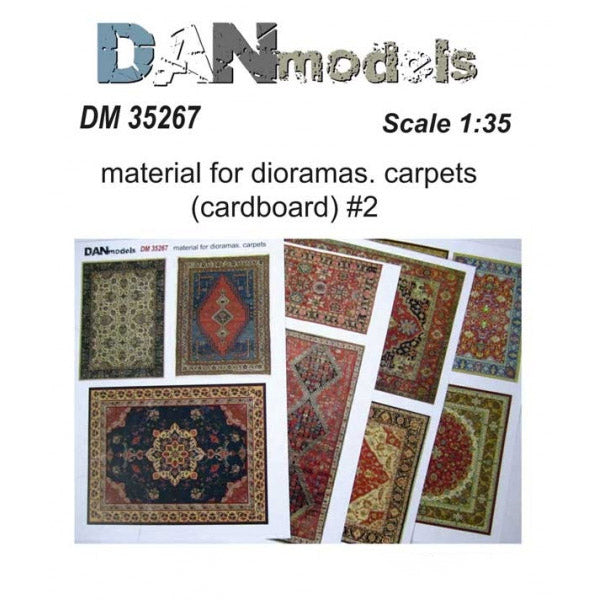 Material for dioramas - carpets. (on cardboard) part 2 Scale 1:35 DAN Models DM 35267