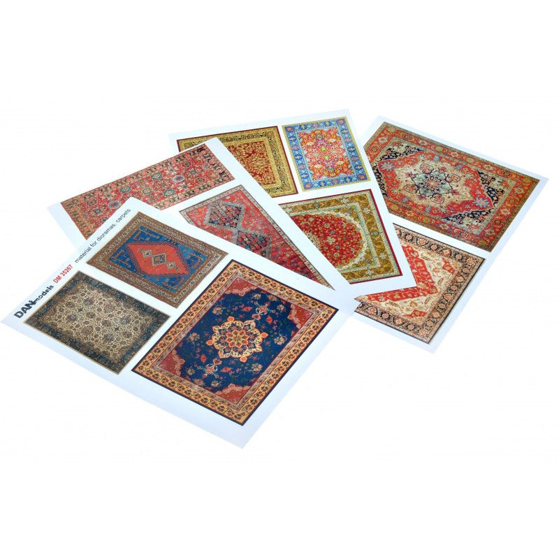Material for dioramas - carpets. (on cardboard) part 2 Scale 1:35 DAN Models DM 35267
