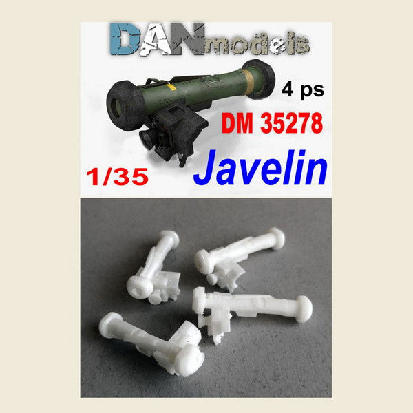 ATGM Javelin with sight unit. Javelin. Set 4 pcs. Resin 3D Scale 1:35 DAN Models DM 35278
