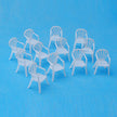 Material for dioramas. plastic chairs. Set 12 pcs. resin . 3D printing Scale 1:35 DAN Models DM 35298