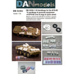 Sandbags for the BTR-80 - 15 bags, personal belongings of the BTR-80 crew at the stern, bags (resin) + decal. spare wheel-rubber Scale 1:35 DAN Models DM 35304