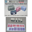 Bags - trunks 3 pcs, sports bag 1 pc. (resin) + decal Scale 1:35 DAN Models DM 35305