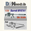 Sniper rifle Barrett M107A1. set 4 pcs. 3D printing Scale 1:35 DAN Models DM 35309