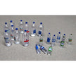 A set of PET bottles for dioramas. 20 pcs + decal. bottles 10pcs -5 l. 10 pcs -2l. transparent plastic Scale 1:35 DAN Models DM 35310
