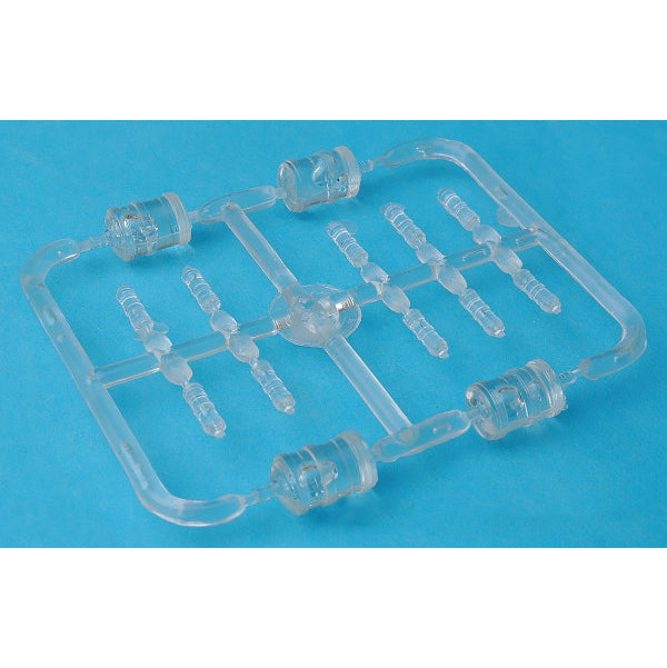 Set of PET bottles for dioramas .14 pcs + decal. bottles 4pcs -20l and 10pcs -2l. transparent plastic Scale 1:35 DAN Models DM 35311