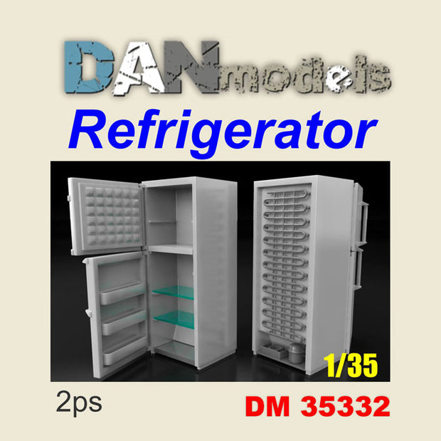 Material for dioramas. fridge. Set 2 pcs. 3D printing Scale 1:35 DAN Models DM 35332