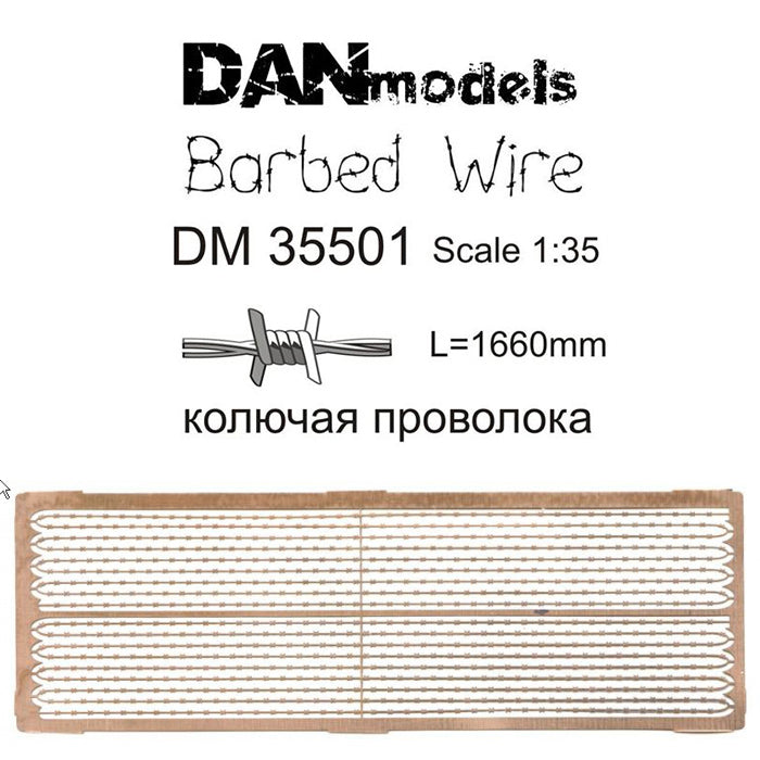 Barbed wire scale 1:35 length 1660 mm set 1 Scale 1:35 DAN Models DM 35501