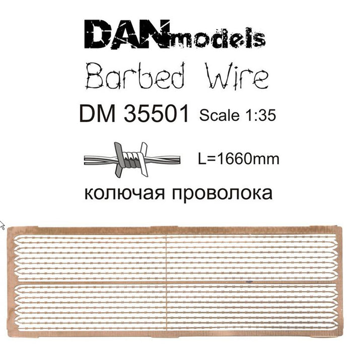 Barbed wire scale 1:35 length 1660 mm set 1 Scale 1:35 DAN Models DM 35501