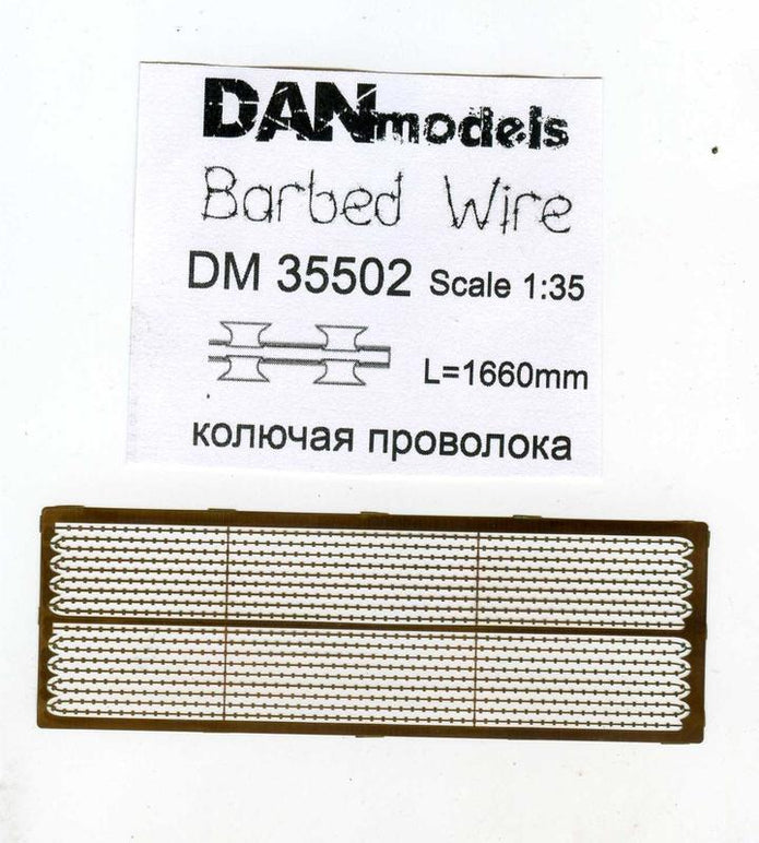 Barbed wire scale 1:35 length 1660 mm set 2 Scale 1:35 DAN Models DM 35502