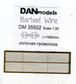 Barbed wire scale 1:35 length 1660 mm set 2 Scale 1:35 DAN Models DM 35502