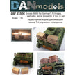 Engine compartments for German T-4 tanks, hinges, padlocks, aft fencing Scale 1:35 DAN Models DM 35506
