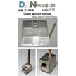 Potbelly stove with hob No. 1 Scale 1:35 DAN Models DM 35510