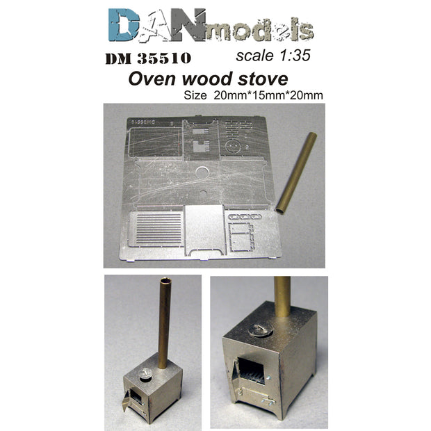 Potbelly stove with hob No. 1 Scale 1:35 DAN Models DM 35510