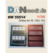 Grilles Lattice for the Tank IS / ISU-152, WW II Scale 1:35 DAN Models DM 35514