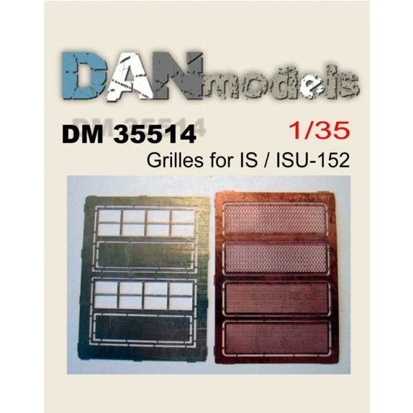 Grilles Lattice for the Tank IS / ISU-152, WW II Scale 1:35 DAN Models DM 35514