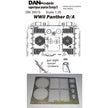 Lattice Grilles for Tank Panther D/A WWII Scale 1:35 DAN Models DM 35515