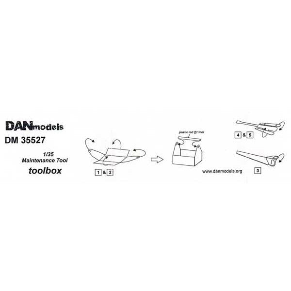Bench Tool Toolbox Scale 1:35 DAN Models DM 35527