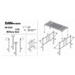 Army bed. In a set of 2 pcs. Scale 1:35 DAN Models DM 35529