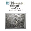 Burdock Leaves Photoetched Scale 1:35, 1:32 DAN Models DM 35536