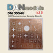 Stencil. The theme is WW2. signs for German armored vehicles Scale 1:35 DAN Models DM 35546