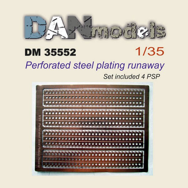 Metal airfield plates (4 pcs) Scale 1:35 DAN Models DM 35552