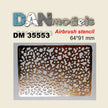 Stencil. Stains #3. 64*91mm Scale 1:35 DAN Models DM 35553