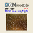 Stencil. Cracks, craquelure. 60*75.1mm Scale 1:35 DAN Models DM 35554
