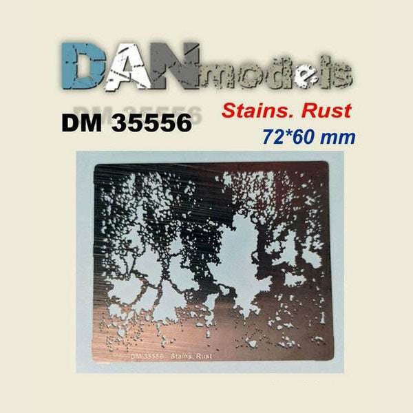 Stencil. Stains #4. 72*60mm Scale 1:35 DAN Models DM 35556